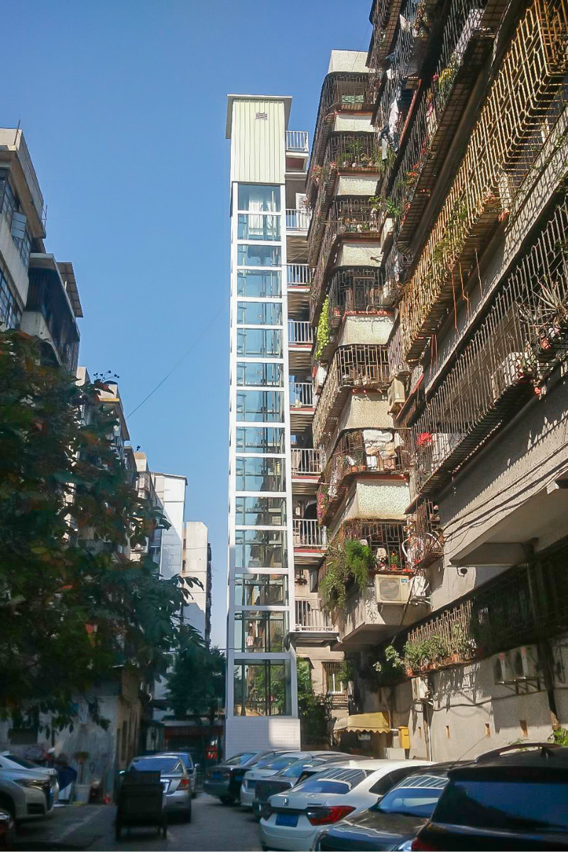 摩登7旧楼加装电梯项目